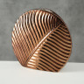 1016151 Vase Malvus, H 18 cm, Dolomite Brown