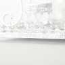 1013134 Windlight Arena, 4 p, H37 cm, Metal White, iron white