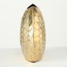 1018716 Vase Stanya, decoration, H 25 cm, Aluminium, Gold