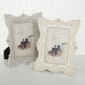 1019230 Picture Frame Lorence, 2 ass, 10x15 cm, H 22 cm, Polyresin