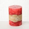 Pillar candle Stein,2 ass, H