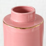 1011214 Vase Olivia, 2ass, H 30 cm, Stone ware, Pink