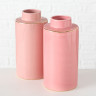 1011214 Vase Olivia, 2ass, H 30 cm, Stone ware, Pink