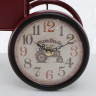 1021688 Table clock Trecker, 2 ass, Analogue, H 23 cm, Iron