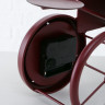 1021688 Table clock Trecker, 2 ass, Analogue, H 23 cm, Iron