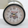 1021688 Table clock Trecker, 2 ass, Analogue, H 23 cm, Iron