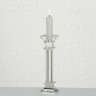 1473000 Candleholder Apollo, H 20 cm, L 6 cm, Clear glass