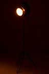 91061 STANDING LAMP FLM METAL/GL BL 60*50*170 CM 
