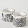 2002554 Outdoor, ashtray Wild, 2 ass, H 7 cm, Dolomite