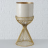 2005759 Plantpot Fiumara, 2p, Indoor, H 50 cm, ron Gold