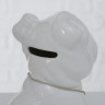 4506700 Money Bank Hundelady, 4 ass, H 13 cm, Dolomite, White