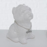 4506700 Money Bank Hundelady, 4 ass, H 13 cm, Dolomite, White
