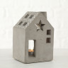 1016115 Windlight Calimera, House, H 12 cm