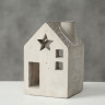 1016115 Windlight Calimera, House, H 12 cm