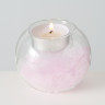 1007026 Tealight holder Feder,3 ass,Display h7