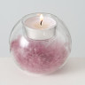 1007026 Tealight holder Feder,3 ass,Display h7