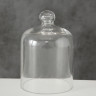 1009910 Decorative hood Gesa,H 16 cm,D 11, Klarglas, TRansparent glass clear clear