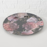 1008449 Undrerplate Bloom,2 ass, D 33cm, Plastik,Colour Mix
