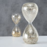 2003814 Hourglass Jandia, 2 ass, H 16 cm, clear glass