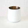 1011605 Windlight Ocean, 4 ass, H 9cm, Metal, White