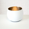 1011605 Windlight Ocean, 4 ass, H 9cm, Metal, White